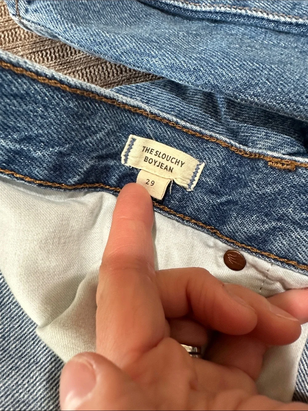Madewell the slouchy boy Jean - Picture 4 of 5